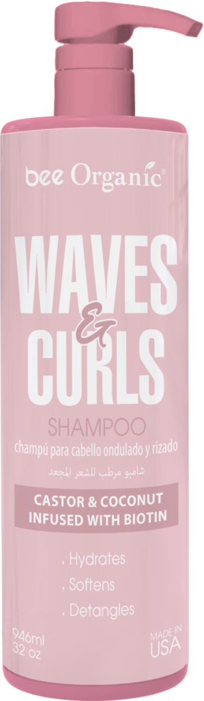 25300 Waves Curls Shampoo 32oz 946ml Pump Front