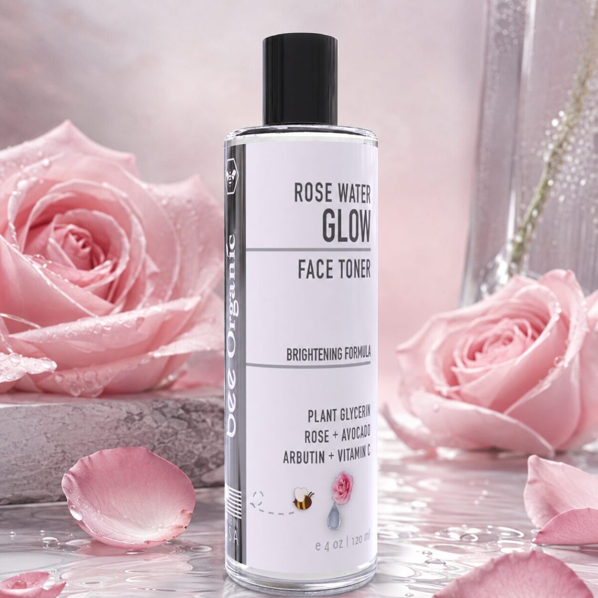 Copy of 3d 25219 Rose Glow Face Toner 4 oz 120ml