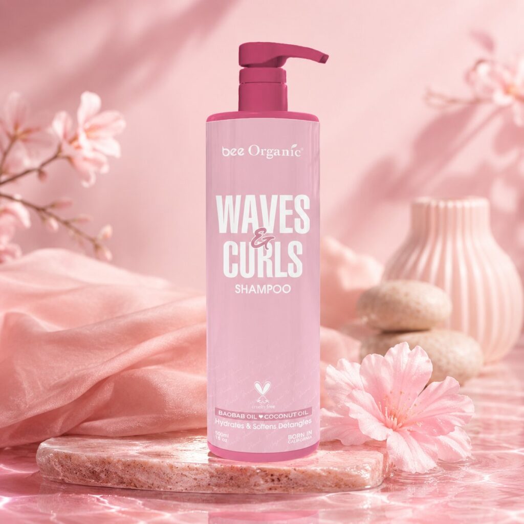 Copy of 3d 25260 Waves & Curls Shampoo 16oz 500ml (Pump Front)