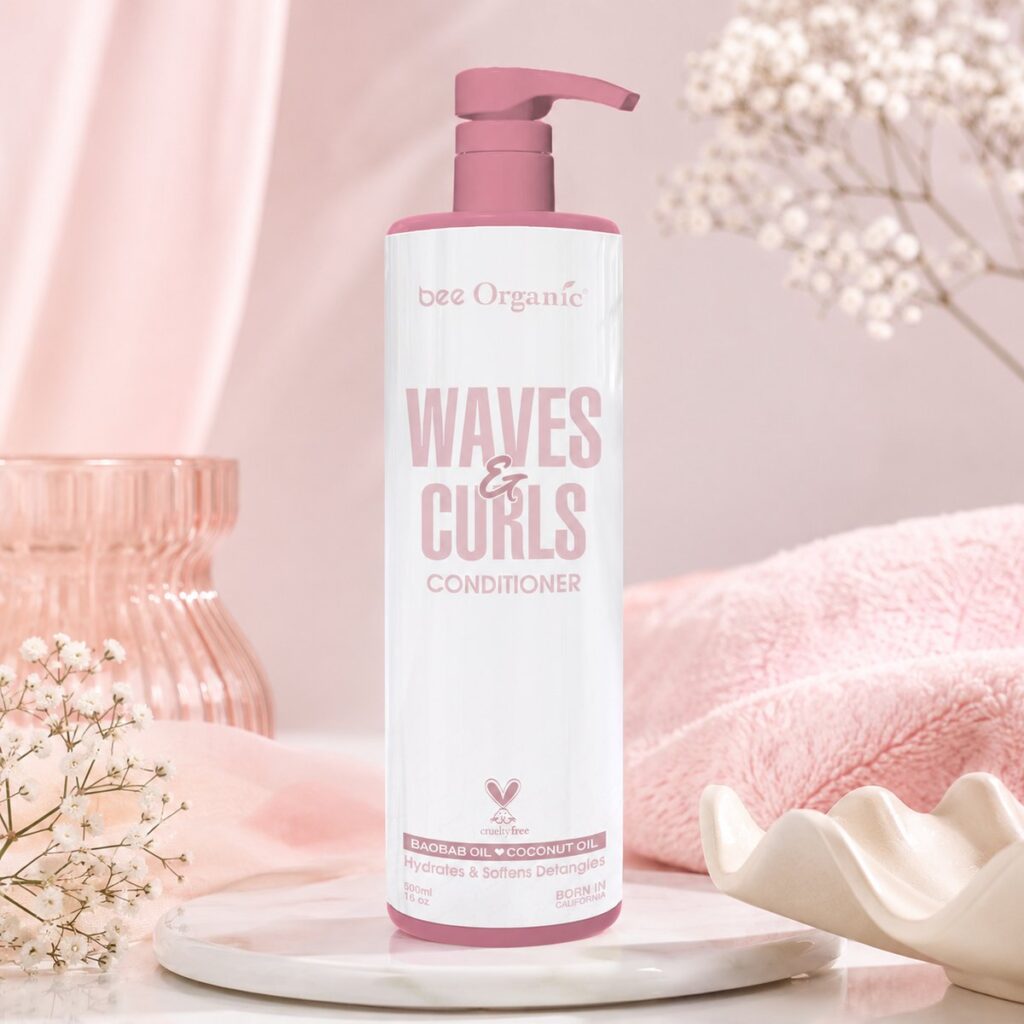 Copy of 3d 25264 Waves & Curls Conditioner 16oz 500ml (Pump Front)