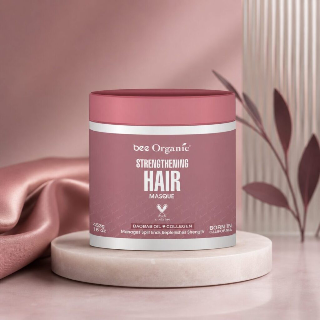 Copy of 3d 25288 Strengthen Hair Masque 16oz 453g (Jar 3D)